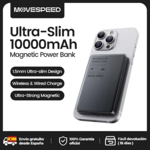 MOVESPEED S10 10000 mAh Magnetische Power Bank Schnelle Ladung Tragbare Externe Batterie Mini Wireless Powerbank für iPhone 16 Samsung