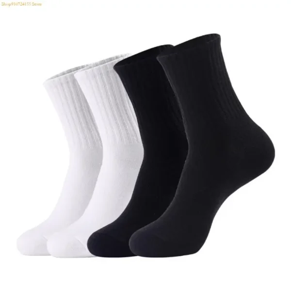 76he sportliche Socken Wattebau -Socken Feuchtigkeitsfeuchtigkeit mit hohen Knöchelsocken Socken Socken – Bild 6