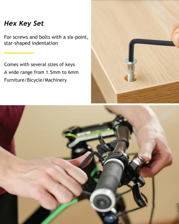 140-teiliges Werkzeugset mit Aufbewahrungskoffer, Tragbares DIY-Handwerkzeug-Set für Heimreparaturen, Anfänger und Studenten – Bild 7