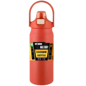 Outdoor-Thermoskanne, tragbar, Thermobecher aus Edelstahl 304, Tumbler, Isolierflaschen, kalte und heiße Sportwasserflasche mit Strohhalm