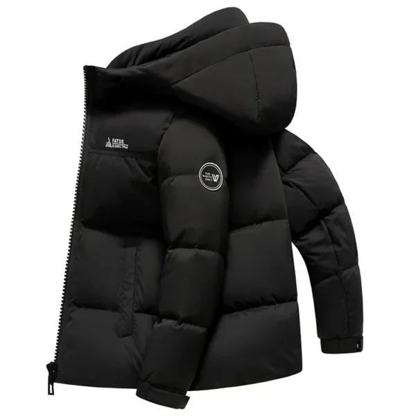 Hohe Qualität männer daunenjacke Casual Mit Kapuze Verdickte Winter Warme Oberbekleidung Kurzen Stil Farbblock Design Neue Heiße Verkauf Von Der – Bild 9
