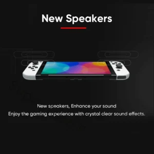 Nintendo Schalter OLED Modell 7 Zoll Bildschirm Joy‑Con Griff Verbesserte Audio Einstellbare Konsole Stabile TV Modus Video Spiel