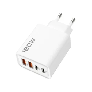 Nur Neueinkäufer 0.19€ Quick Charge 3.0 Fast Charger Muti Total 120W 4 Port USB Type C PD Mobile Phone Wall Adapter for iPhone 16 Samsung S24