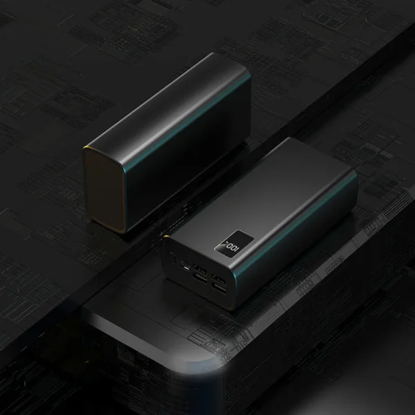Reise-Powerbank 50000 mAh mit 5 Ausgängen und 2 Eingängen, externer Akku mit hoher Kapazität für iPhone, Samsung Galaxy – Bild 2