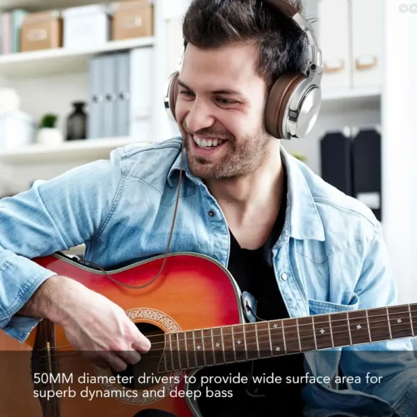 Oneodio Pro 30, professionelle Studio-DJ-Kopfhörer mit Mikrofon, über dem Ohr, kabelgebundene Kopfhörer, HiFi-Monitore, faltbares Gaming-Headset – Bild 3