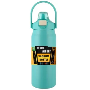 Outdoor-Thermoskanne, tragbar, Thermobecher aus Edelstahl 304, Tumbler, Isolierflaschen, kalte und heiße Sportwasserflasche mit Strohhalm