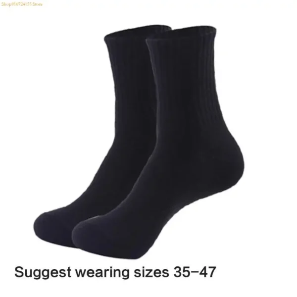76he sportliche Socken Wattebau -Socken Feuchtigkeitsfeuchtigkeit mit hohen Knöchelsocken Socken Socken – Bild 8