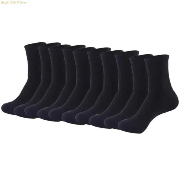 76he sportliche Socken Wattebau -Socken Feuchtigkeitsfeuchtigkeit mit hohen Knöchelsocken Socken Socken – Bild 2