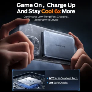 MOVESPEED S10 10000 mAh Magnetische Power Bank Schnelle Ladung Tragbare Externe Batterie Mini Wireless Powerbank für iPhone 16 Samsung