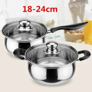 Edelstahl topf Doppelten Boden Suppe Topf Nichtmagnetischen Kochen mehrzweck Kochgeschirr Non stick Pan induktion herd verwendet topf