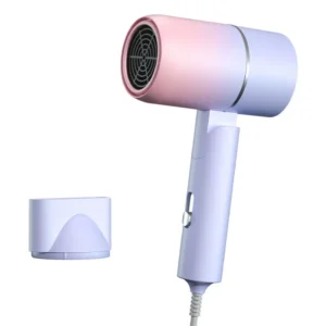 MIni Klappbarer Haartrockner 750 W mit Tragetasche, Heißluft-Anionen-Haarpflege für Zuhause, Reisen, Haartrockner, Schlafsaal, Fön, 220–240 V