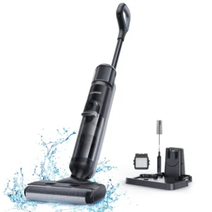 Laresar M3 Kabelloser Nass- und Trockensauger mit Wischfunktion, Randreinigungsdesign, 55 Minuten Laufzeit, automatische Saugkraftregelung, selbstreinigender Bodenreiniger, intelligentes Haushaltsgerät.