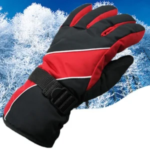 Verdickte Winter-Skihandschuhe für Männer und Frauen, Outdoor-Klettern, Radfahren, kältebeständig, warm, Freizeit, Fahrrad-Reithandschuhe