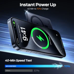 MOVESPEED S10 10000 mAh Magnetische Power Bank Schnelle Ladung Tragbare Externe Batterie Mini Wireless Powerbank für iPhone 16 Samsung