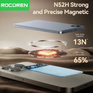 Rocoren 10000 mAh Magnetische PowerBank Schnelle Aufladung 5000 mAh Power Bank Tragbare Drahtlose Ladegerät Batterie Für iPhone 17 16 Pro max