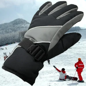 Verdickte Winter-Skihandschuhe für Männer und Frauen, Outdoor-Klettern, Radfahren, kältebeständig, warm, Freizeit, Fahrrad-Reithandschuhe