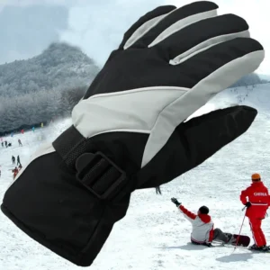 Verdickte Winter-Skihandschuhe für Männer und Frauen, Outdoor-Klettern, Radfahren, kältebeständig, warm, Freizeit, Fahrrad-Reithandschuhe