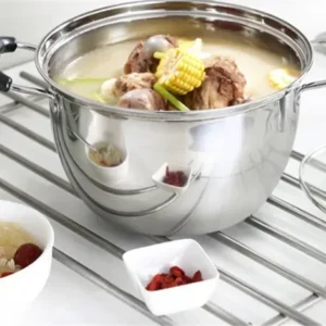Edelstahl topf Doppelten Boden Suppe Topf Nichtmagnetischen Kochen mehrzweck Kochgeschirr Non stick Pan induktion herd verwendet topf