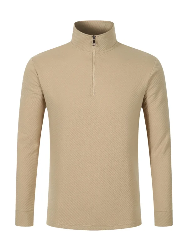 Herbst Heißer Verkauf Der Saison männer Zipper Langarm Polo-Shirt Floral Stickerei Design Reitsport Stil Grenzüberschreitende F – Bild 5