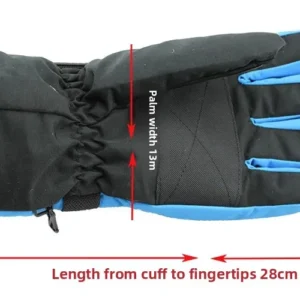 Verdickte Winter-Skihandschuhe für Männer und Frauen, Outdoor-Klettern, Radfahren, kältebeständig, warm, Freizeit, Fahrrad-Reithandschuhe