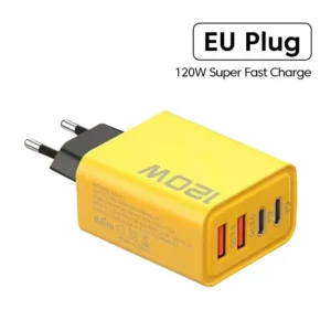 Nur Neueinkäufer 0.19€ Quick Charge 3.0 Fast Charger Muti Total 120W 4 Port USB Type C PD Mobile Phone Wall Adapter for iPhone 16 Samsung S24