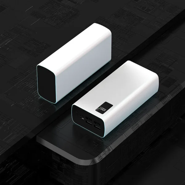 Reise-Powerbank 50000 mAh mit 5 Ausgängen und 2 Eingängen, externer Akku mit hoher Kapazität für iPhone, Samsung Galaxy